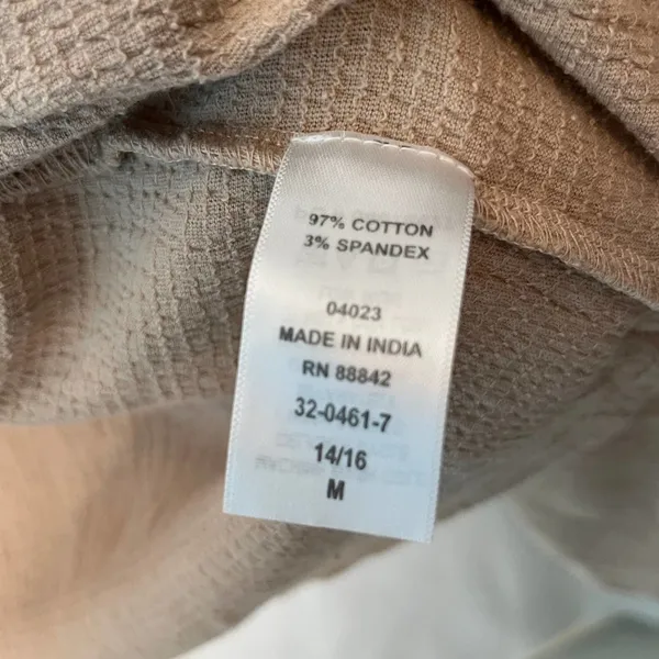 Woman Within Cardigan Khaki Crepe New 14/16 - Image 6