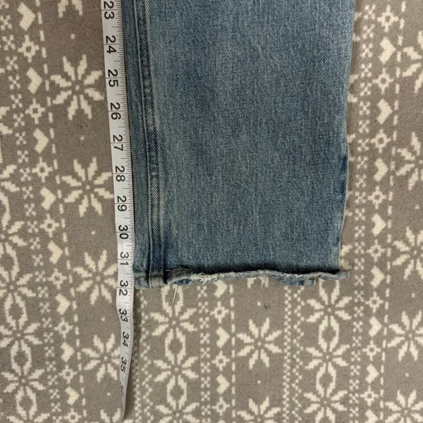 Abercrombie & Fitch Curve Love The 90's Straight Ultra High Rise‎ Size 26/2R - Image 8