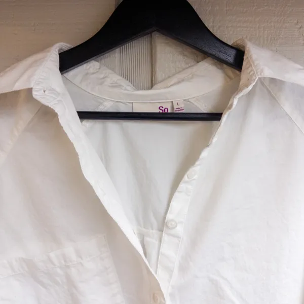 Women's White Button Up Shirt - Image 3