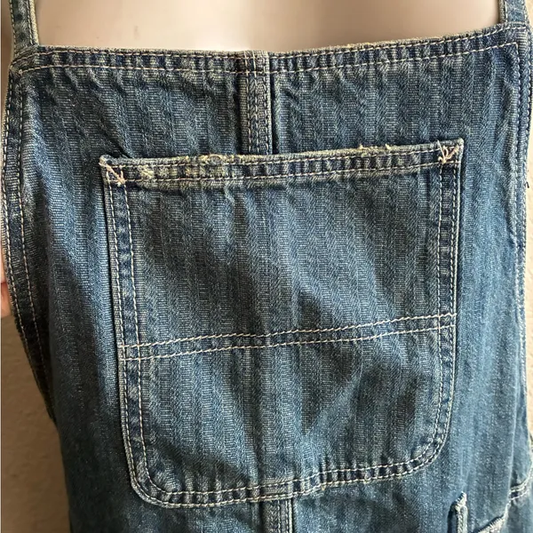 We The Free Sunset Love Denim Jumper Skirt Overalls XS - Image 8