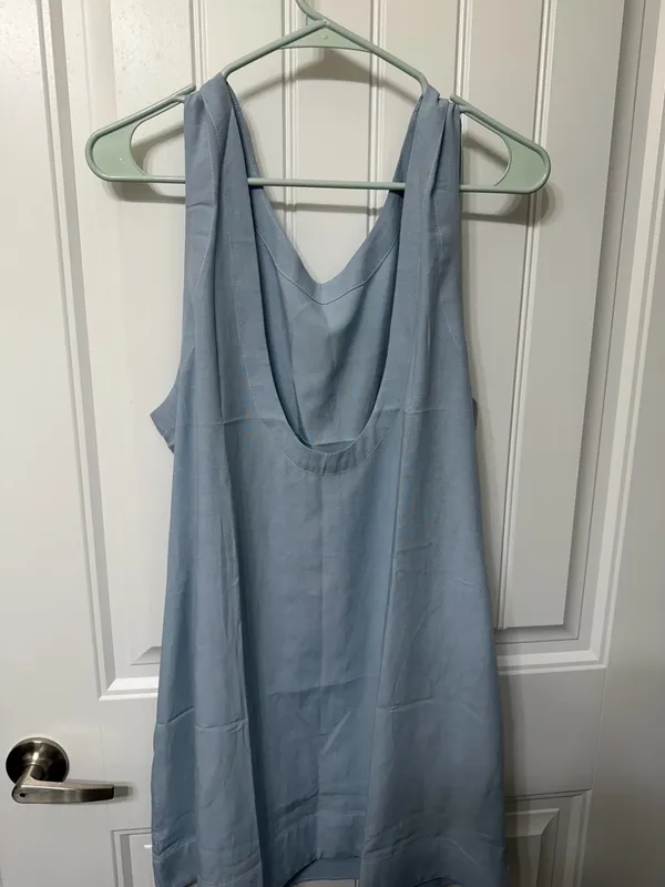 Open back blue dress Size L - Image 4