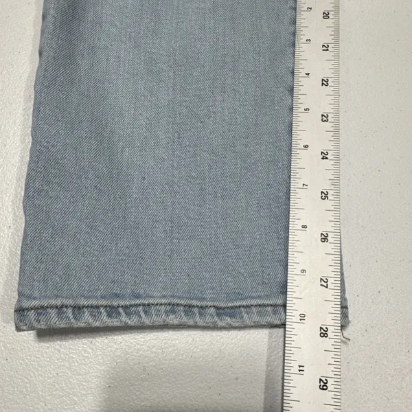 Madewell The Perfect Vintage Straight Jean Womens 26 Distressed Light Blue Denim - Image 12