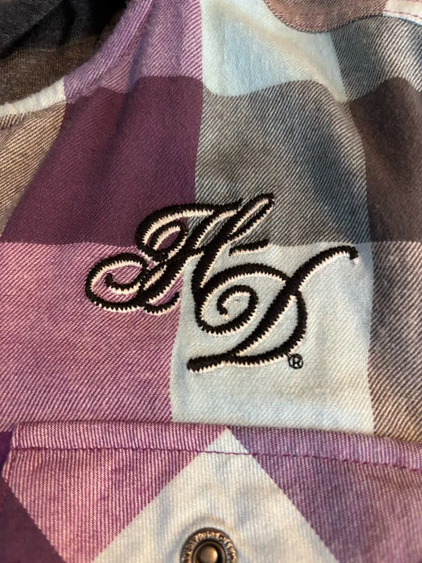NWOT Harley Davidson Hooded Flannel Top - Image 4