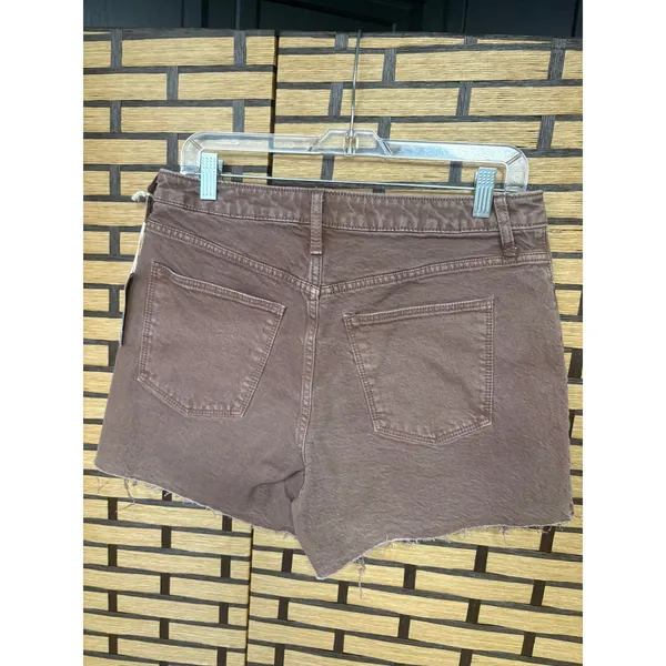 Universal Thread Brown‎ Midi Denim Shorts Size 10/30 - Image 2