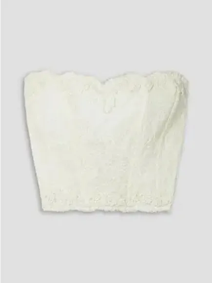 LoveShackFancy Arno Bustier in Antique White - Image 9