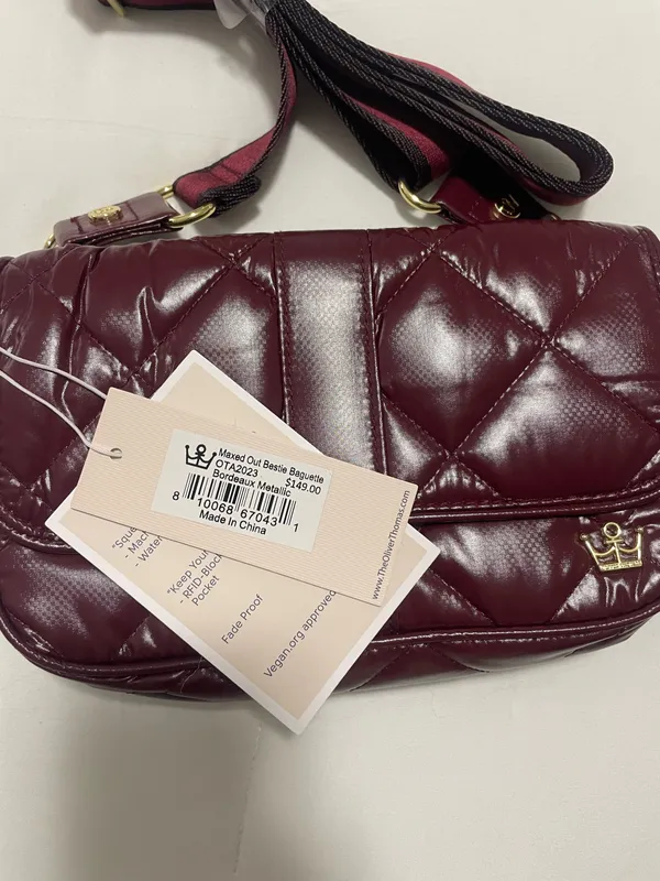 Oliver Thomas Crossbody Purse Red - Image 2