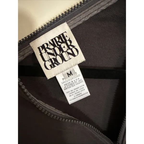 Prairie Underground Half Zip Asymmetrical Sweatshirt Mini Dress Size Medium - Image 2