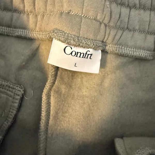 Comfrt Unisex Travel Essentials Sweatpants, Moss, L Green Size L - Image 4