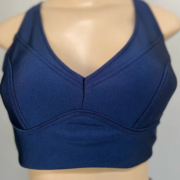 Gold Label Set Polyester/Spandex Navy Blue Two-Piece Summer Dress - Image 6