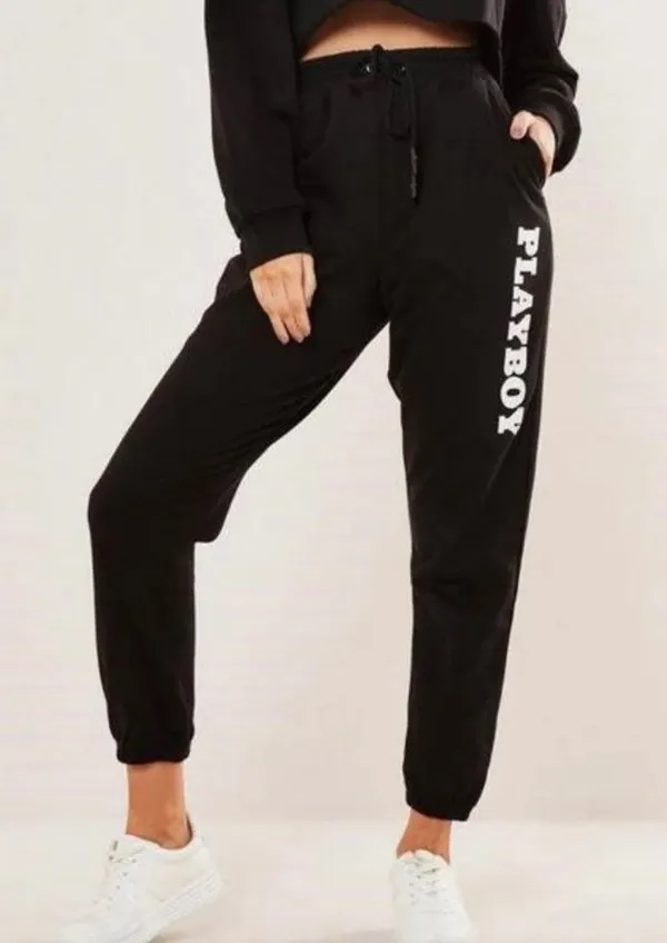 Play boy joggers and cropped crewneck set - Image 4