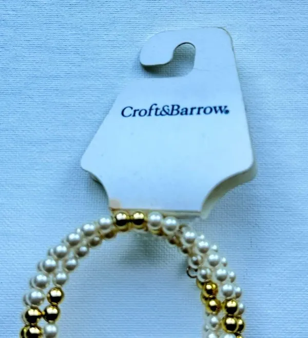 Croft & Barrow Fashion Statement Beaded Wrap Jewelry Bracelet New in Package - Image 2