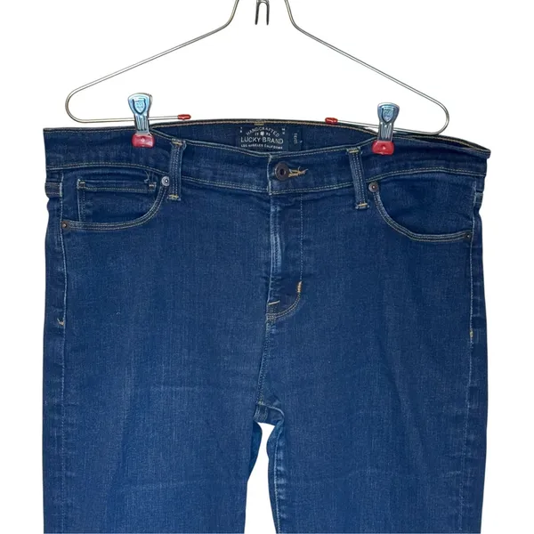 Lucky Brand Womens Brooke Flared Leg Jeans Blue Sanger Wash Retro Size 12 31 - Image 2