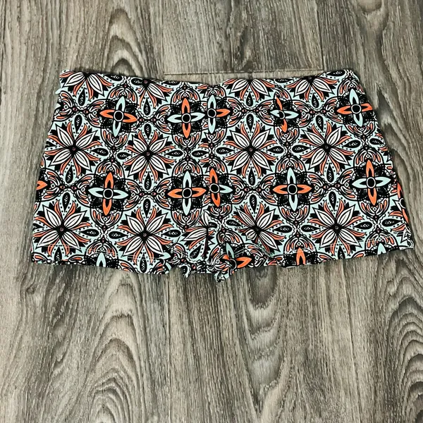 Free People Mona Micro Mini Skort Sz XS Mandala Pink Green Festival Whimsy Fairy - Image 8