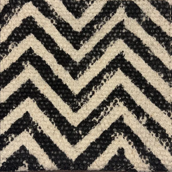 Myra Bag Cats Eye Wristlet W/Cowhide And Chevron Print Canvas And Brown Canvas - Image 4
