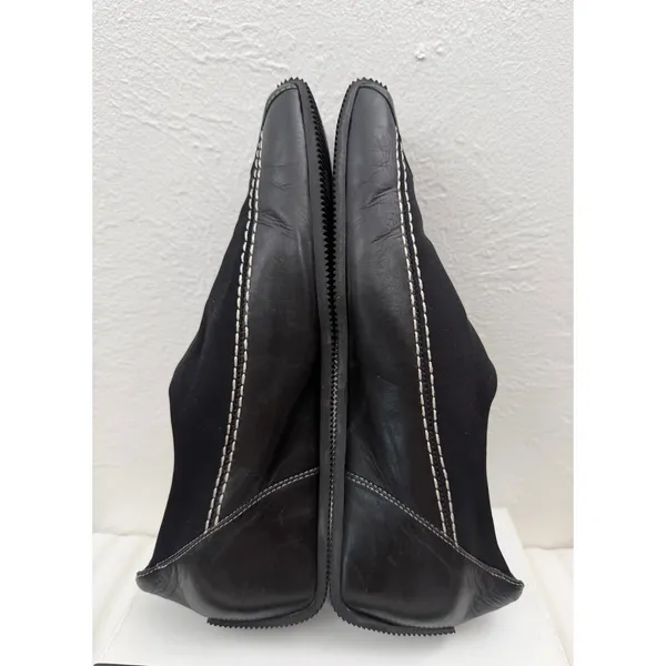 Circa Joan & David Black Square Toe Slip On Loafers Women's - Image 3
