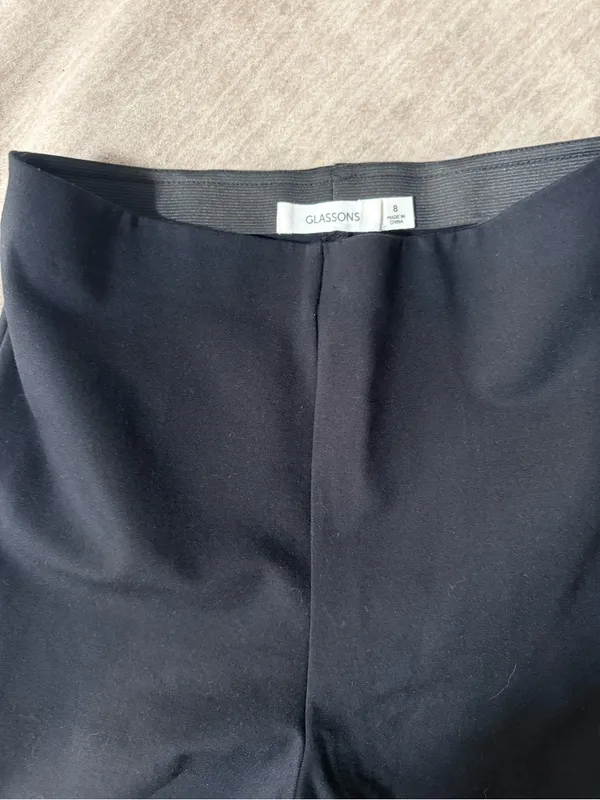 Glassons Black High-Rise Flare Leggings - Image 3
