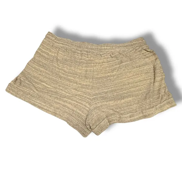 Ann Taylor LOFT Women's Terry Shorts Size XL –‎ Gray/Beige Stripe - Image 3