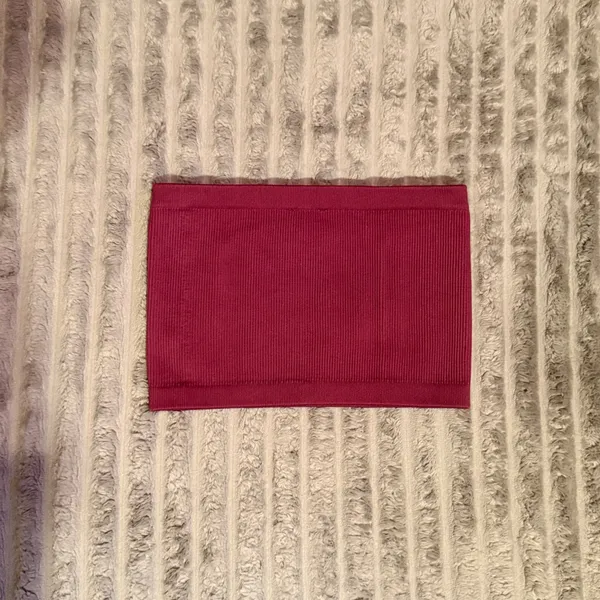 Cotton On Women Magenta Ribbed Seamless Bandeau Tube Top Size M/L 2055970 - Image 6