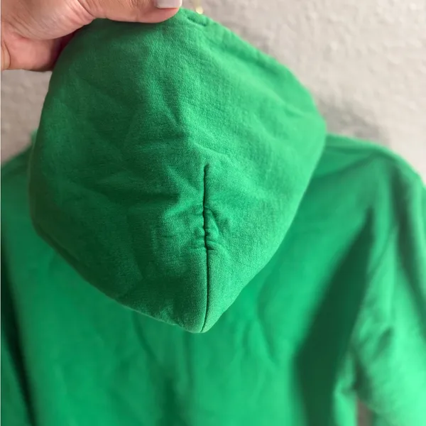 Champion Unisex Green Hoodie with Yellow Sam Houston State Logo Size S - Image 8