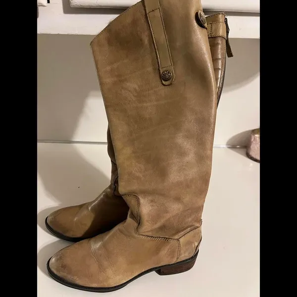 Sam Edelman Stylish Camel Knee-High Boots size 6 - Image 4