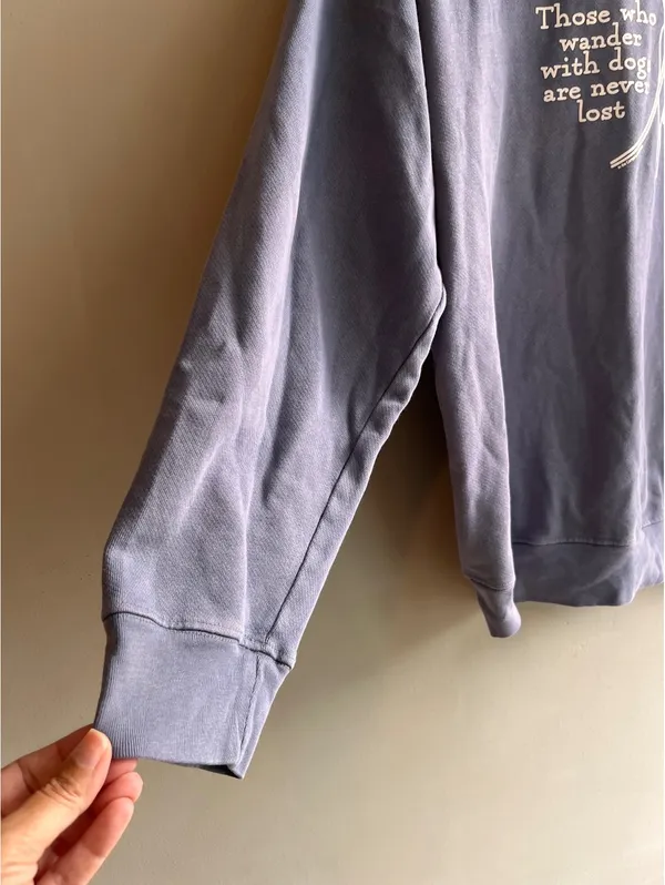 Amadora Sport Blue Dog Sweatshirt Size Small - Image 2