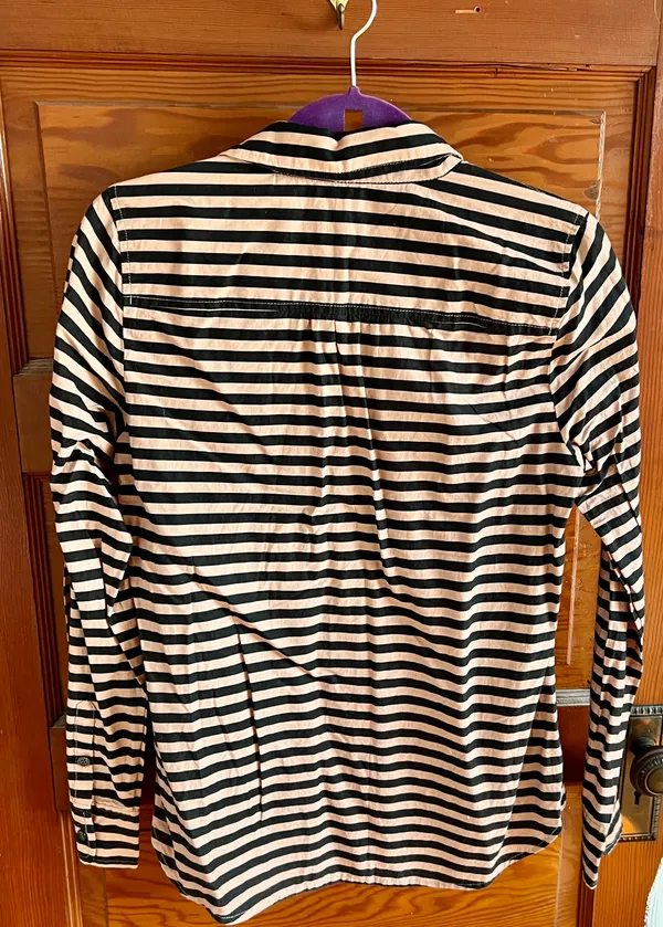 J.Crew Striped Button Up Shirt - Image 2
