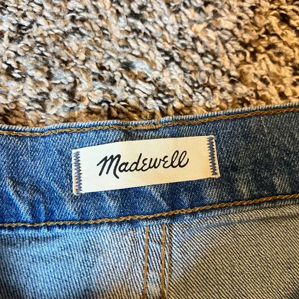 Madewell The‎ Perfect Vintage Jean High Rise Frayed Hem Medium Wash Women 26 - Image 2