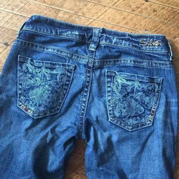 Silver Jeans western embroidered pocket jeans - Image 2