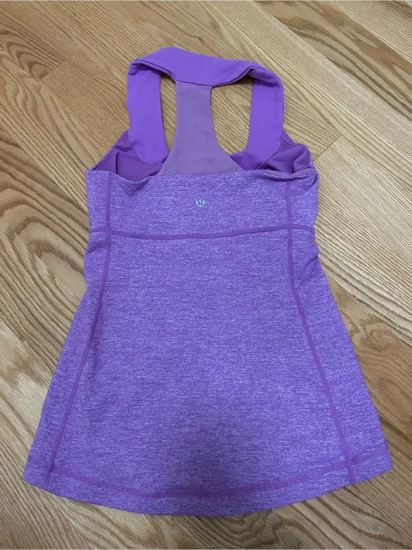lululemon athletica Heathered Purple Racerback Tank - Image 2