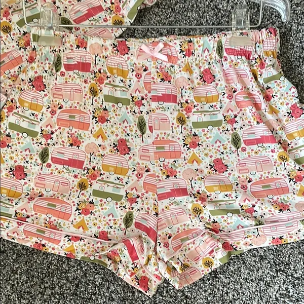 Pretty Pri Sweet Camper PJ Set Medium Pink - Image 5