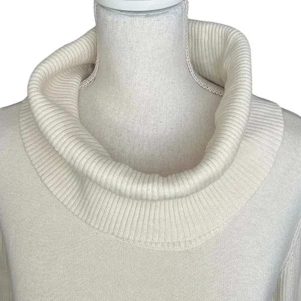 Lauren Ralph Lauren Cream Turtleneck Sweater old money preppy minimalist - Image 3