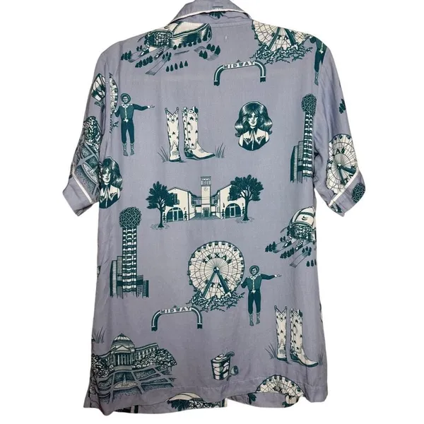 Katie Kime Dallas Toile Pajama Short Set – Women’s Size M - Image 5