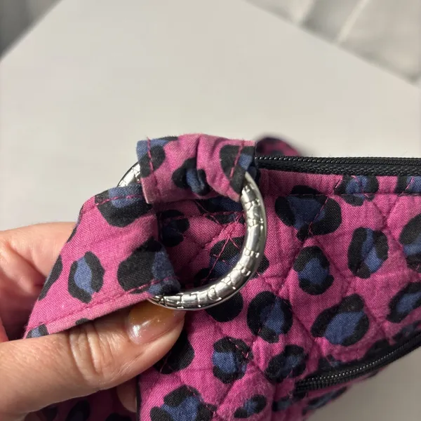 Vera Bradley Purple Cheetah Print Hipster Quilted‎ Shoulder Crossbody Bag - Image 8