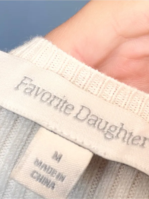 FAVORITE DAUGHTER The Park Avenue Rib Top - Image 7