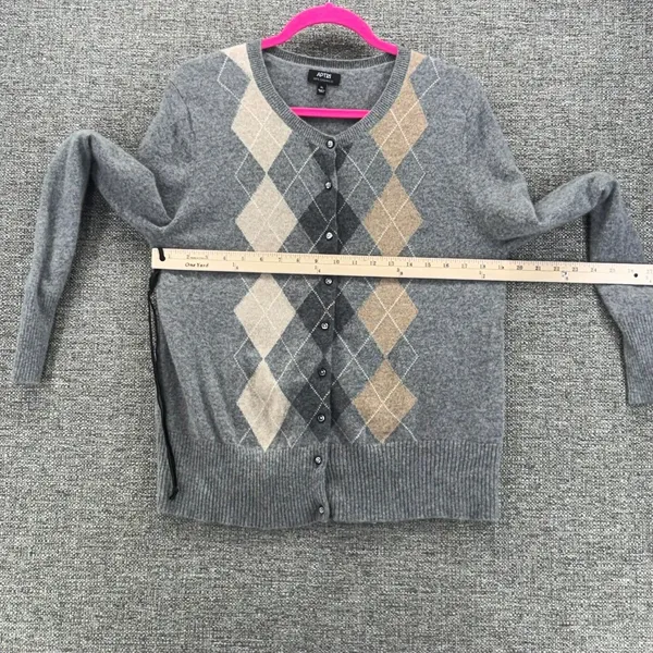 Apt 9 Cashmere‎ Cardigan Gray XL - Image 4