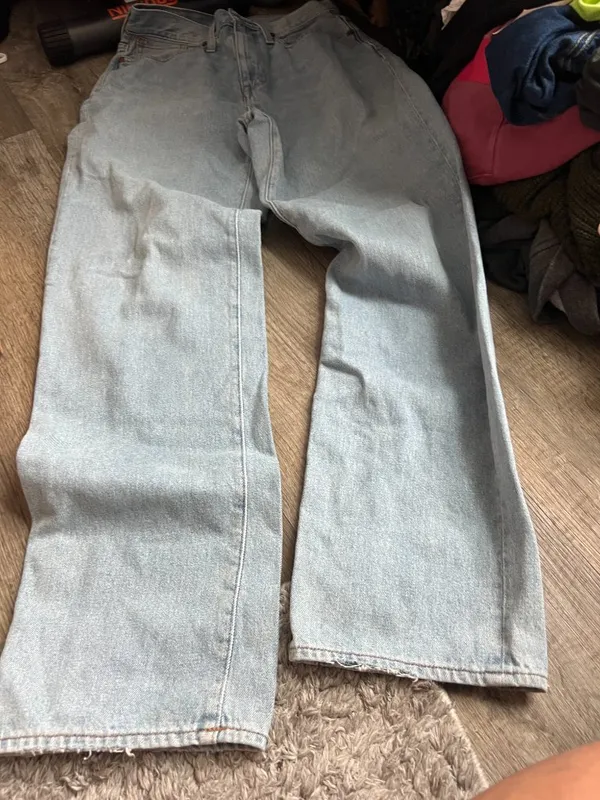 NWT Madewell baggy straight jeans size 26 - Image 3