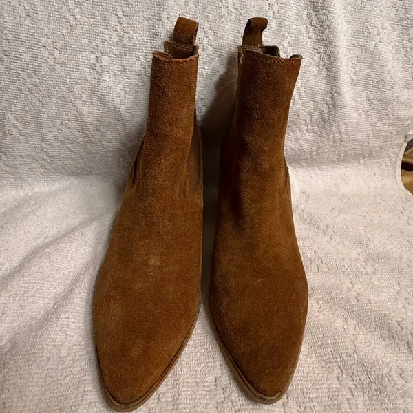 Steve Madden Brown Suede Ankle Boots - Image 4