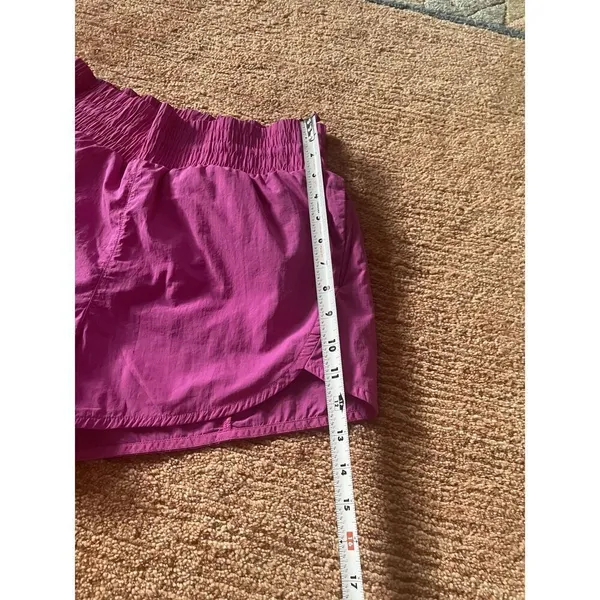 All In Motion Pink High Waist Lined Active Shorts Women’s S Zip Pocket - Image 6