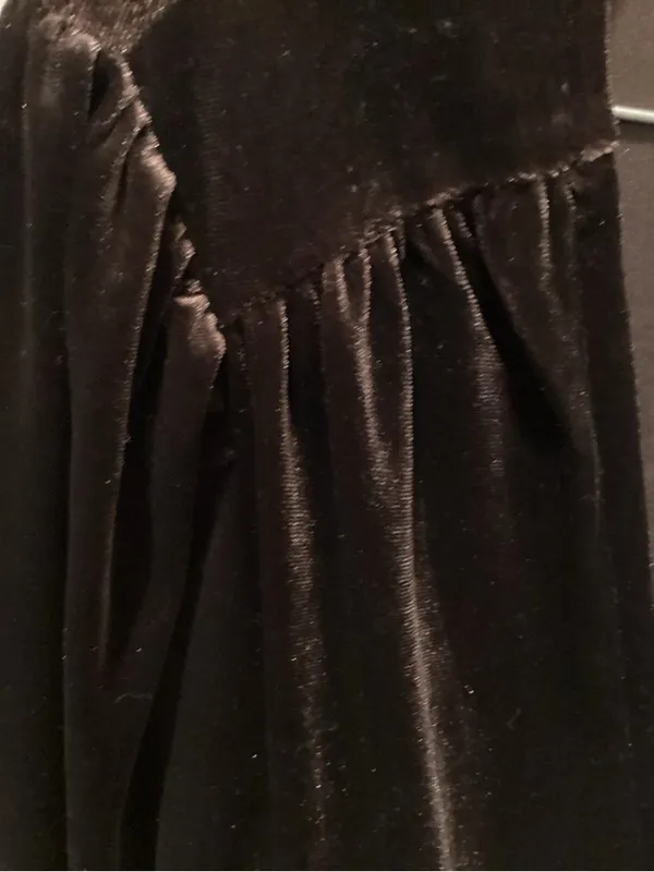 Francesca's Collections Brown Velvet Long Sleeve Wrap Dress - Image 4