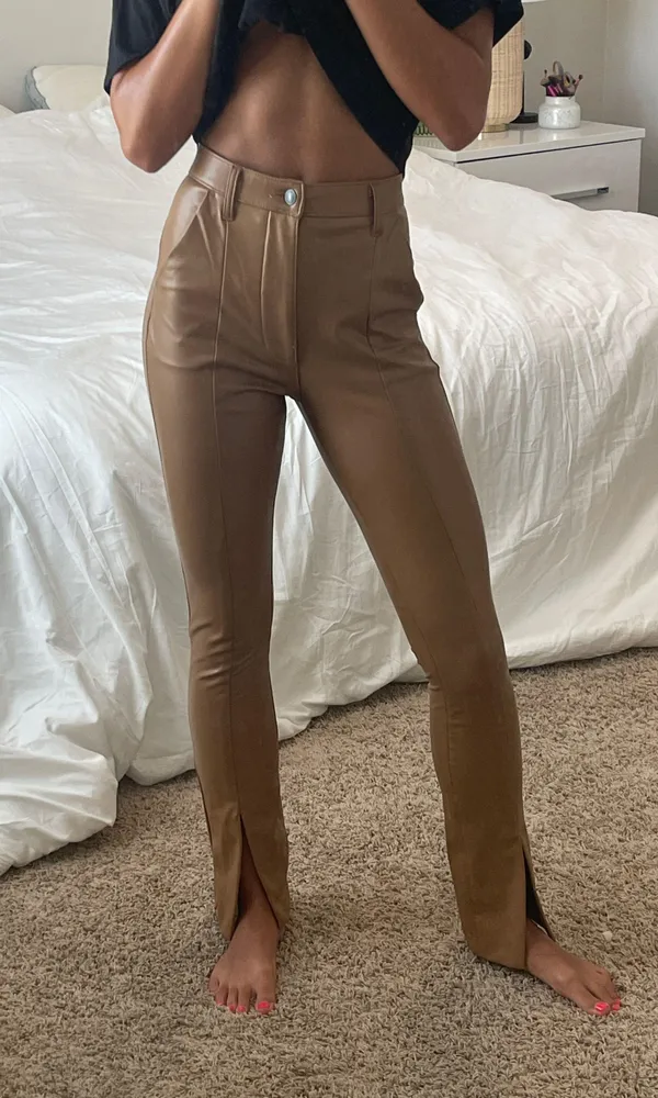 Abercrombie Leather Pants Size 24 - Image 5