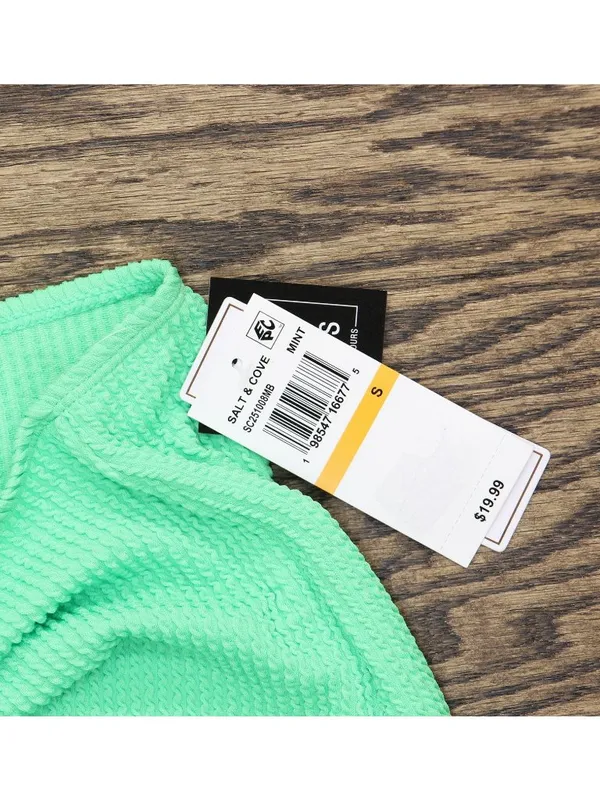 NWT Salt + Cove Juniors Rib Scrunch Cover-up Skirt SC251008MB Mint Tea Green S - Image 7