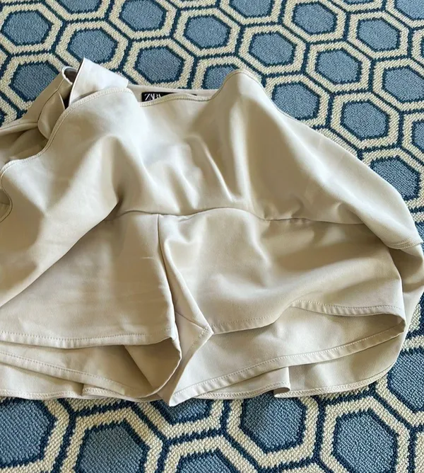ZARA Beige Skort - Image 5