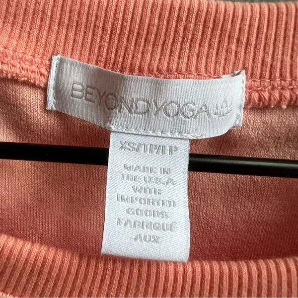NEW BEYOND YOGA Out of Town Dress in Peach Blush NWT Terry Mini Dress Size XS - Image 6