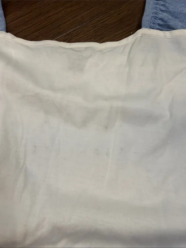 J. Crew French Blue Pleated Tiered Ruffle Tank Top Cami Size Large - C30-125 - Image 6