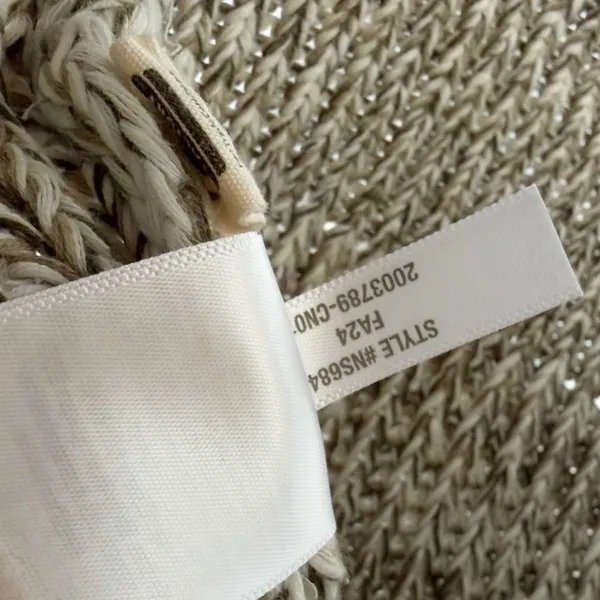 MADEWELL Marled Cotton Mock Neck Sweater Medium - Image 6