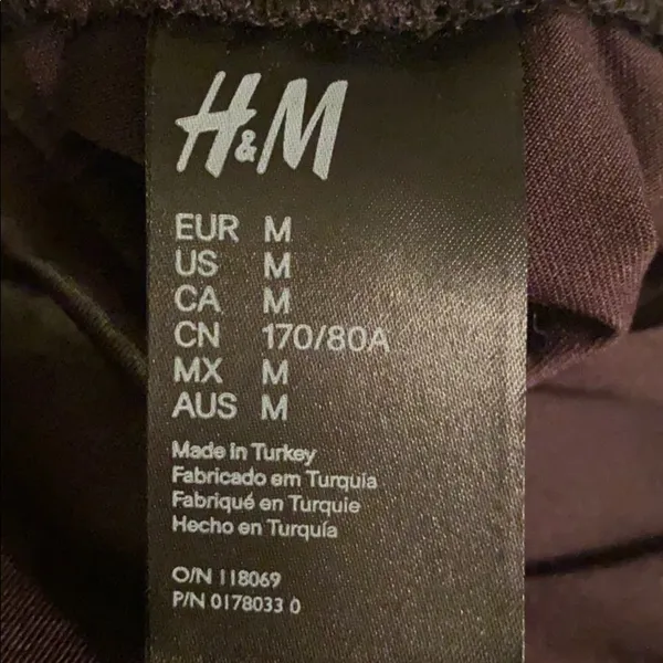 ✨ H&M Brown Imitation leather leggings✨ - Image 3