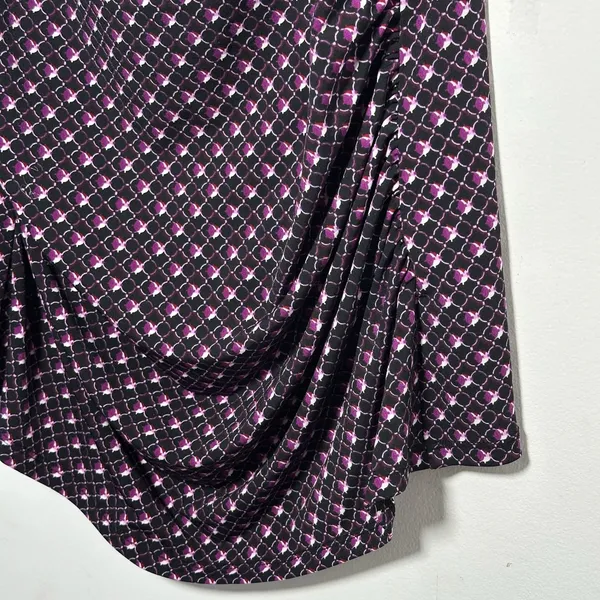 White House Black Market Sleeveless Cowl Neck Geometric Print Tank Top Small‎ - Image 6