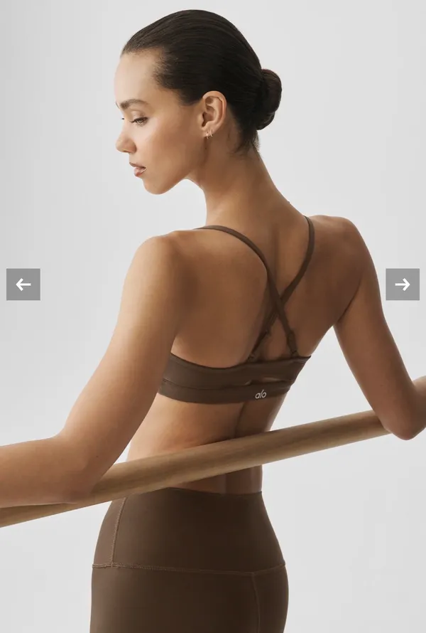 Alo Yoga Airlift Espresso Set Intrigue Bra + High-Waisted Leggings - Image 2