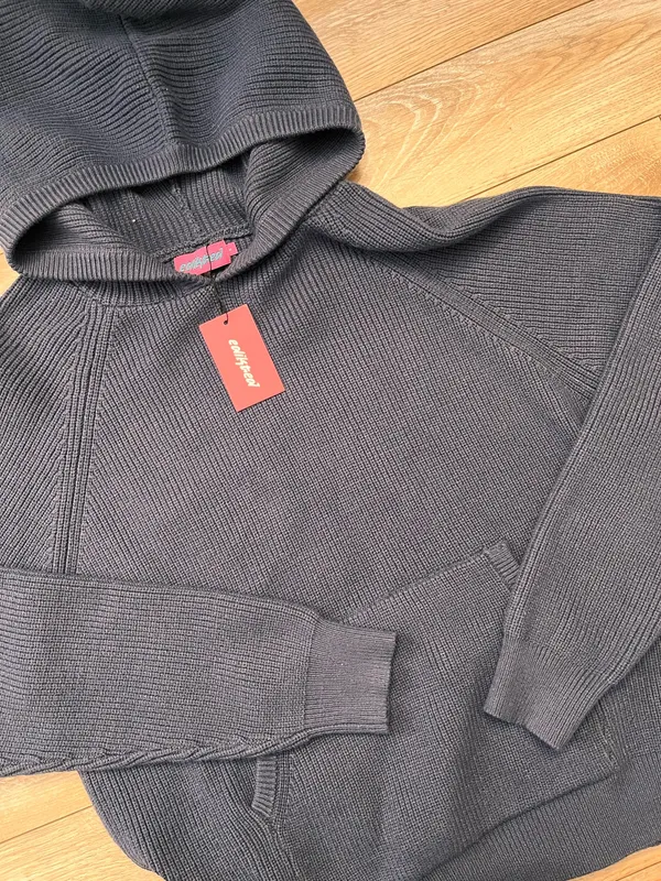 Edikted Wynter oversized knit hoodie - Image 2