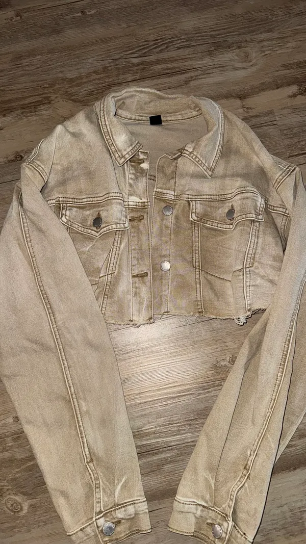 SheIn Matching khaki denim set - Image 6